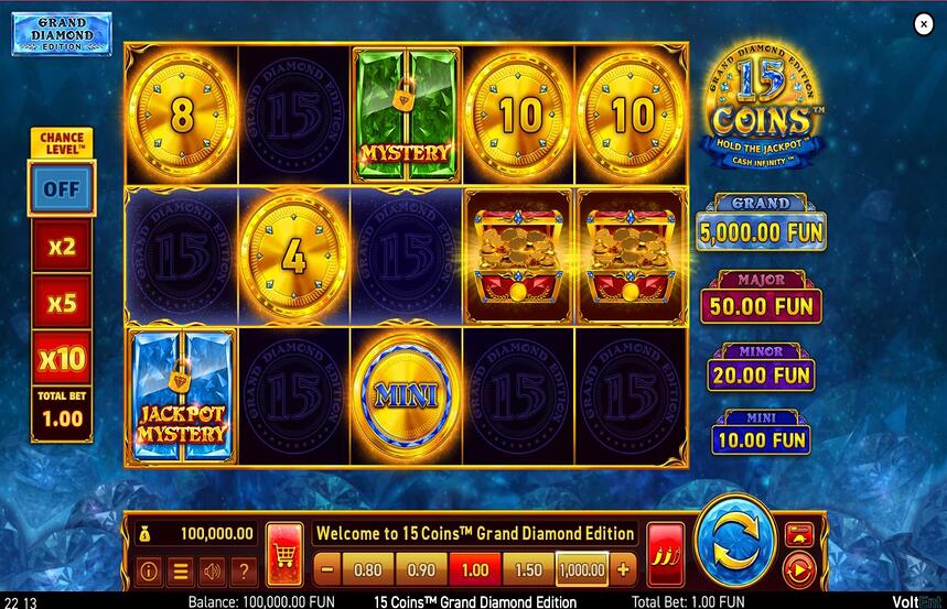 15 Coins Grand Diamond Edition