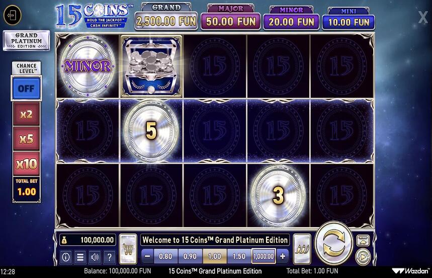 15 Coins Grand Platinum Edition