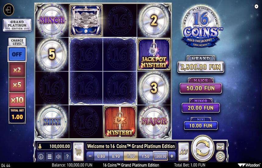 16 Coins Grand Platinum Edition