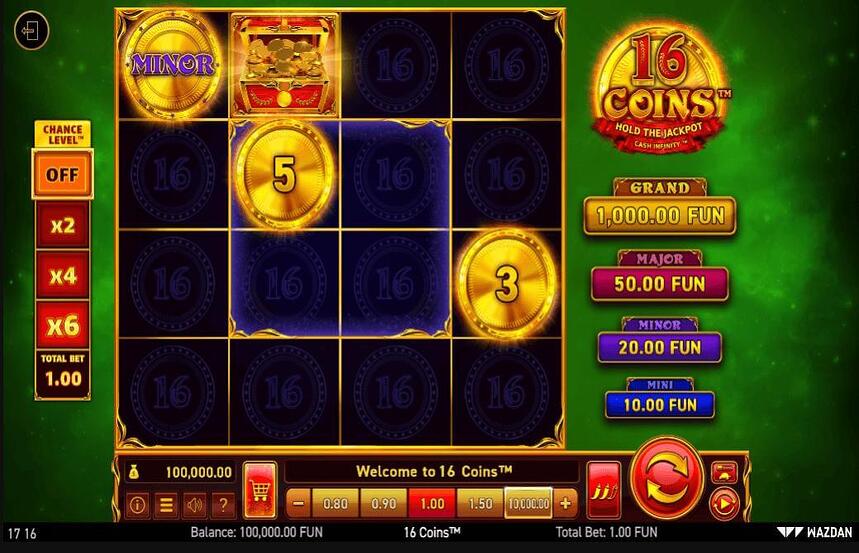 16 Coins