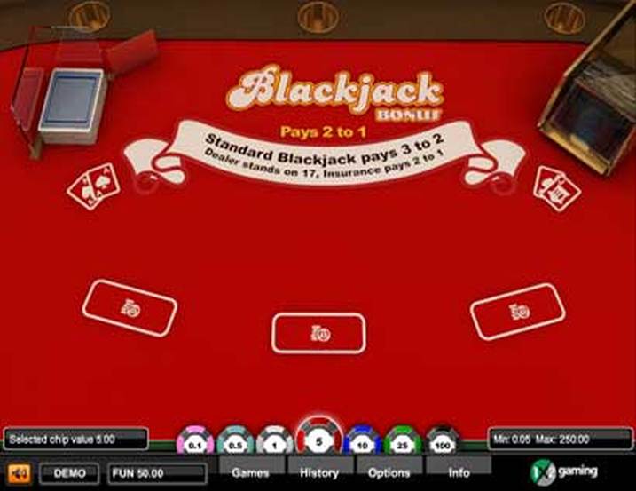 1X2Gaming Blackjack Bonus