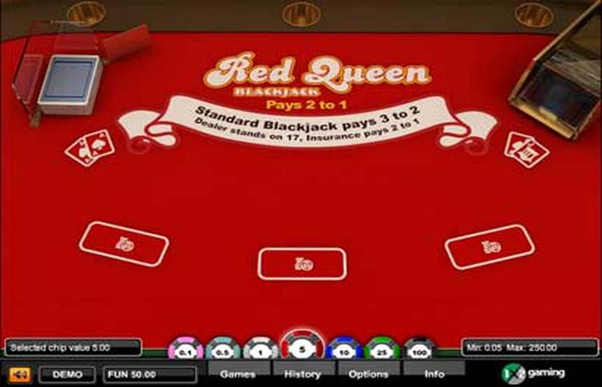 1X2Gaming Red Queen Blackjack