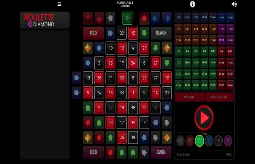 1x2Gaming Roulette Diamond