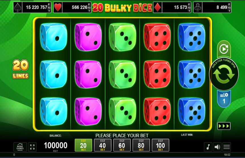 20 Bulky Dice