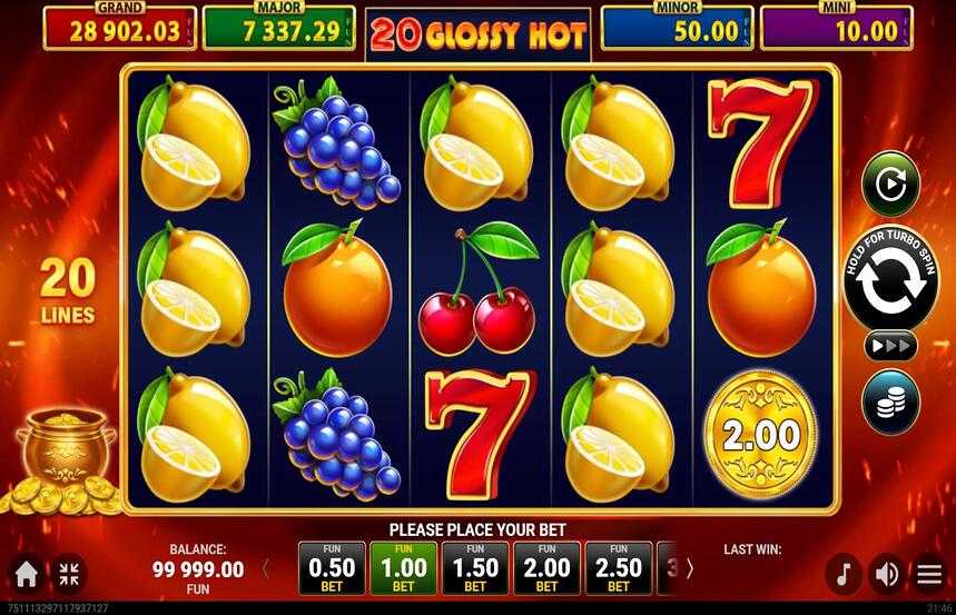 20 Glossy Hot Golden Coins Link