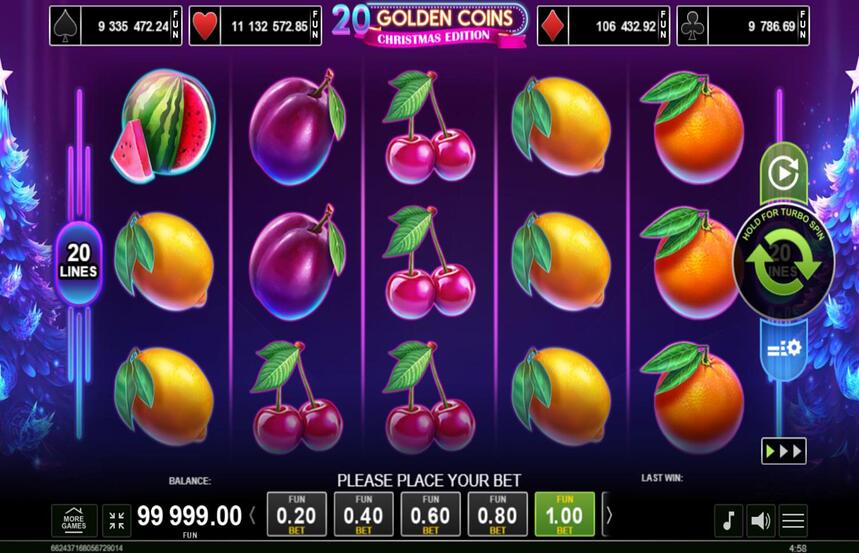 20 Golden Coins Christmas Edition