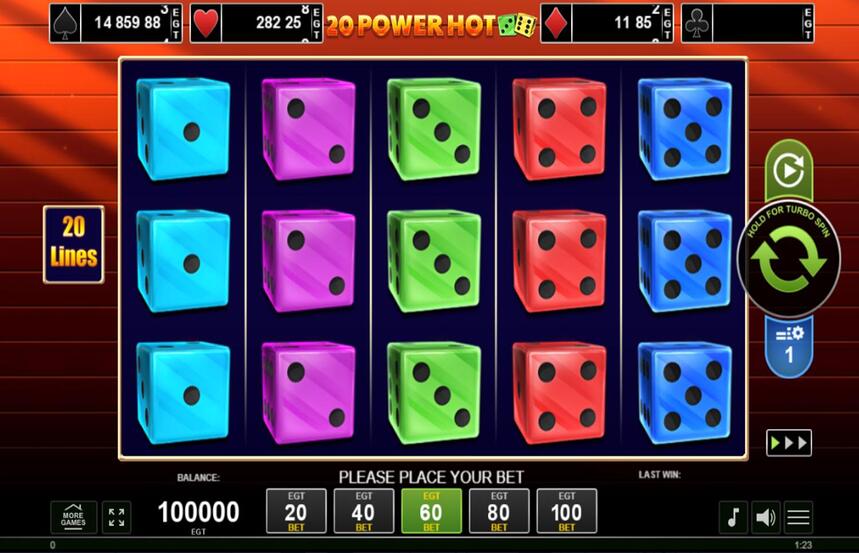 20 Power Hot Dice
