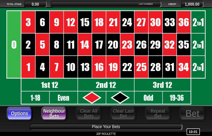 20p Roulette
