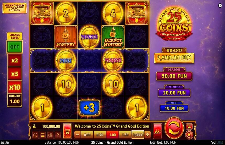 25 Coins Grand Gold Edition