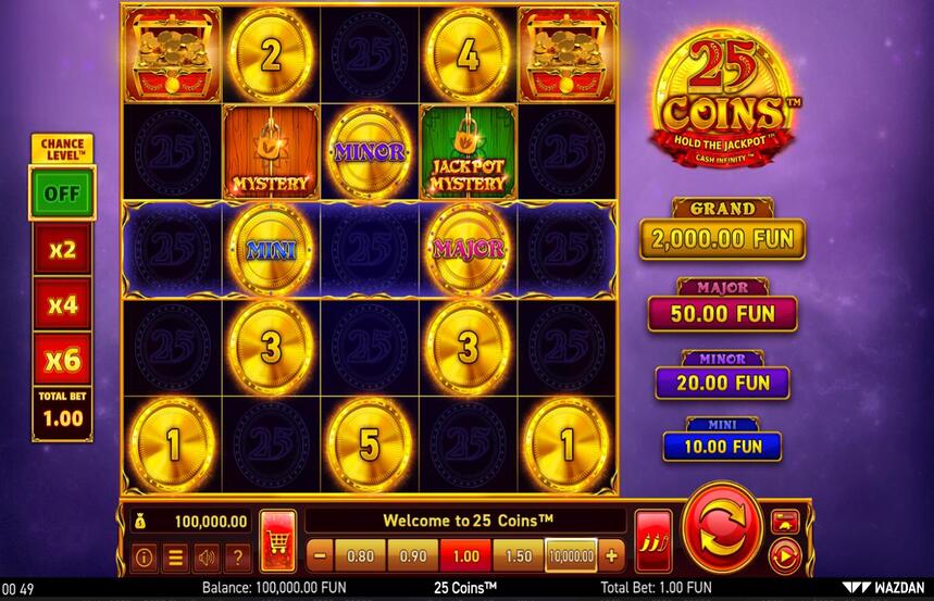 25 Coins