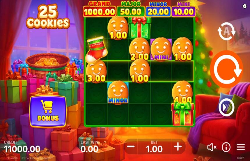 25 Cookies Hit the Bonus