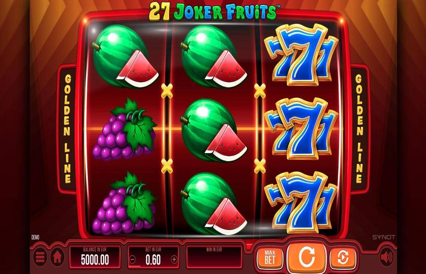 27 Joker Fruits