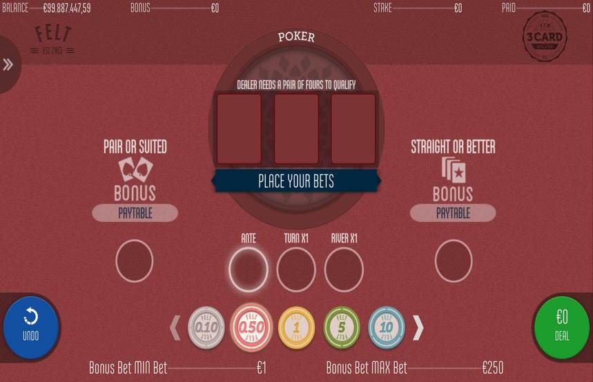 3 Card Holdem