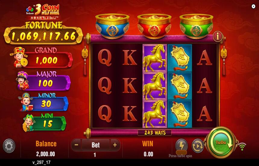 3 Coin Wild Horse