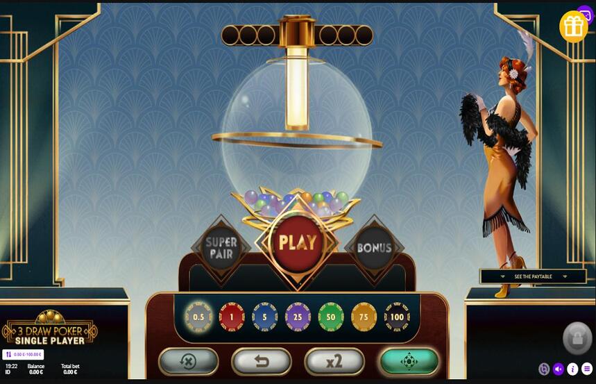 3 Draw Poker Single Player