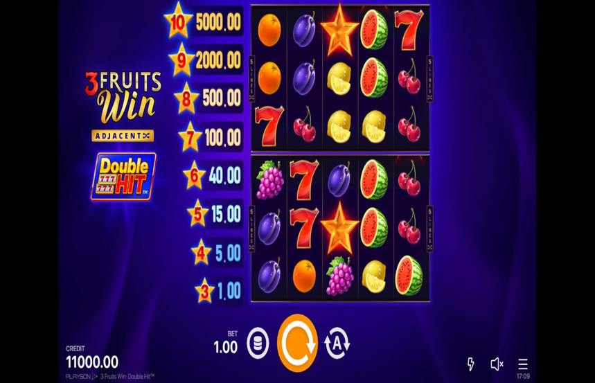 3 Fruits Win Double Hit