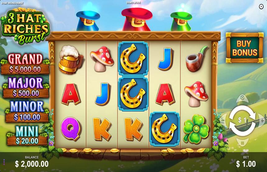 3 Hat Riches Burst