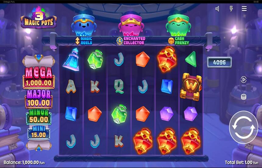3 Magic Pots
