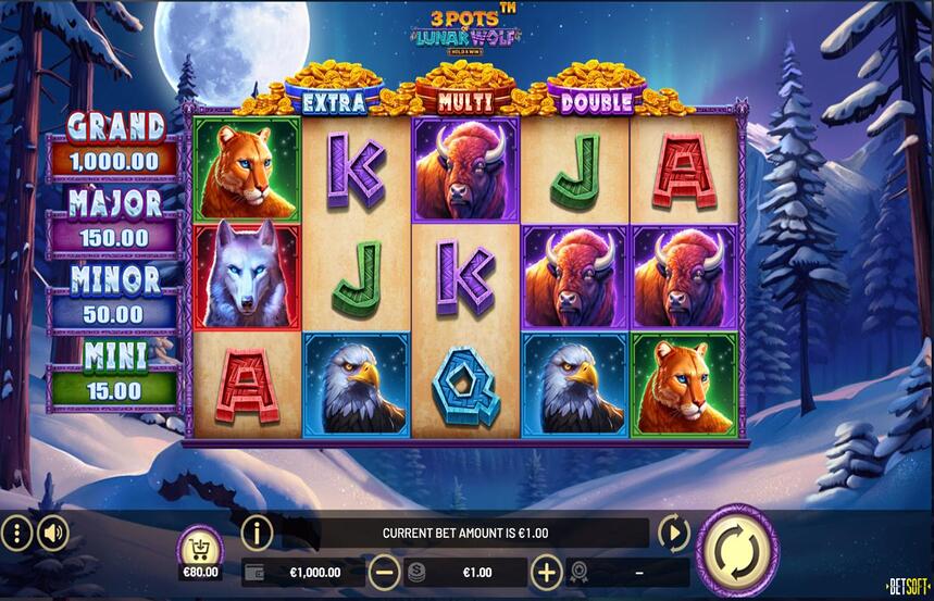 3 Pots of Lunar Wolf Hold and Win