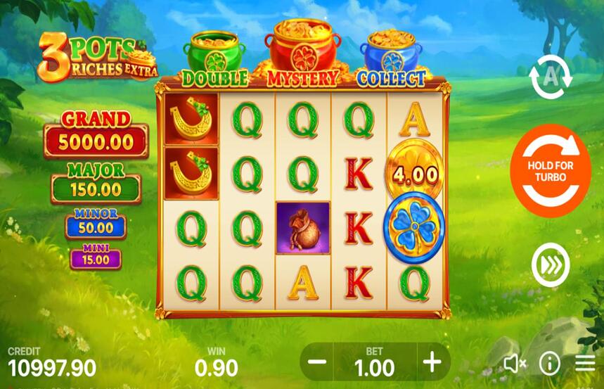 3 Pots Riches Extra Hold and Win