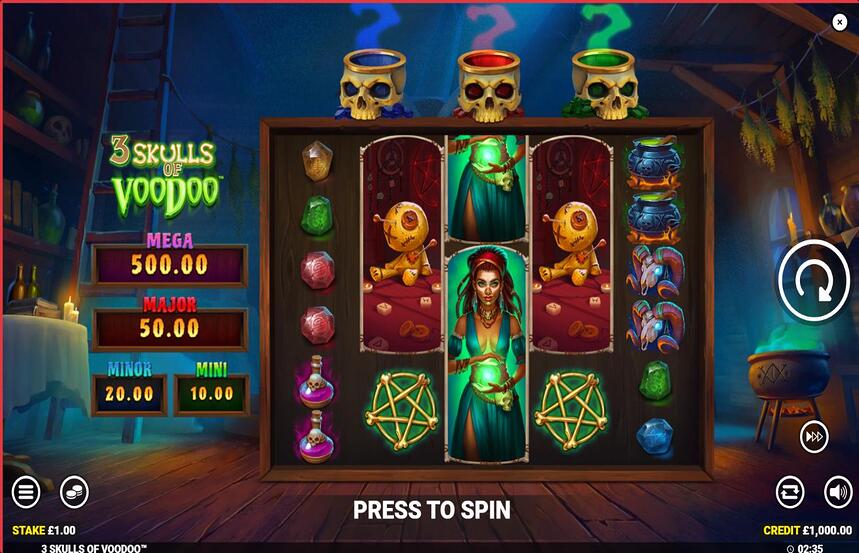 3 Skulls of Voodoo