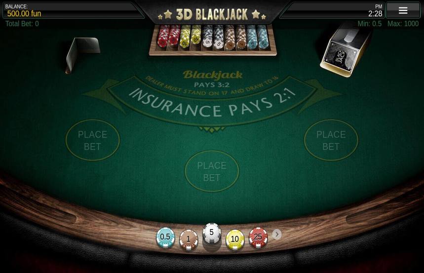 3D Blackjack