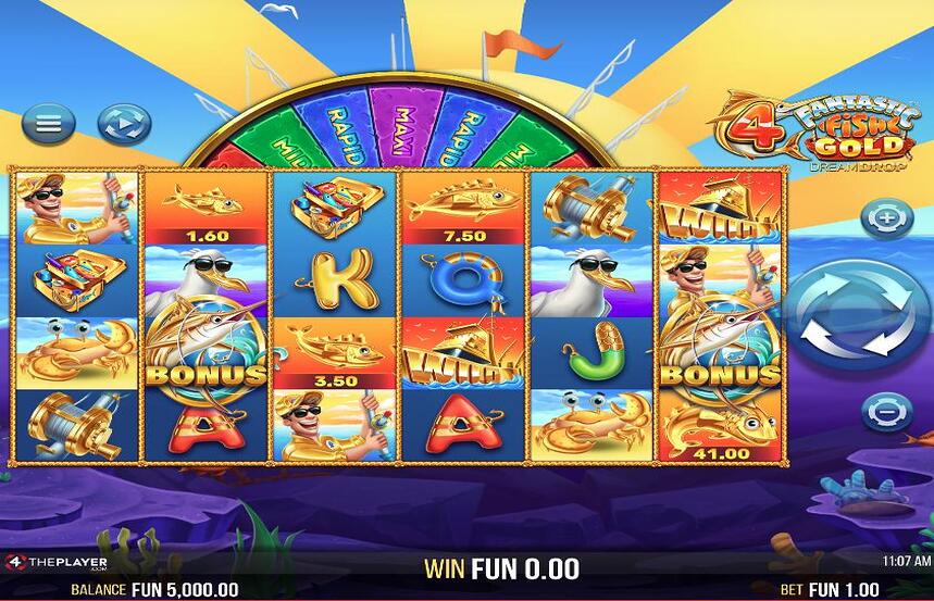 4 Fantastic Fish Gold Dream Drop