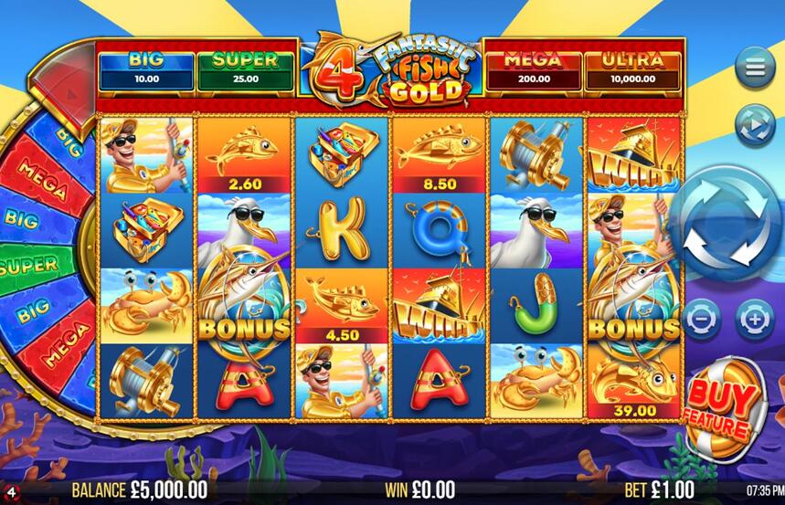 4 Fantastic Fish Gold