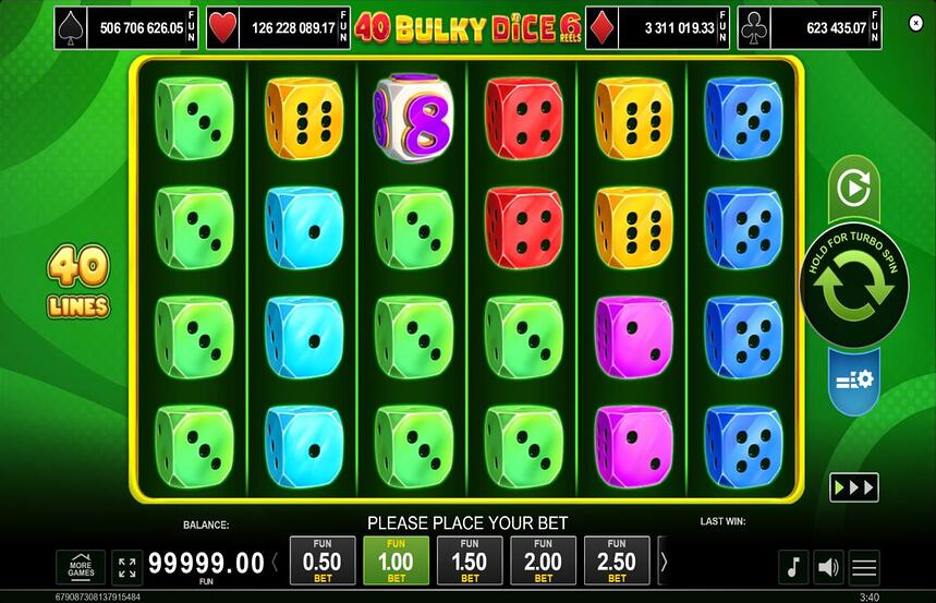 40 Bulky Dice 6 Reels
