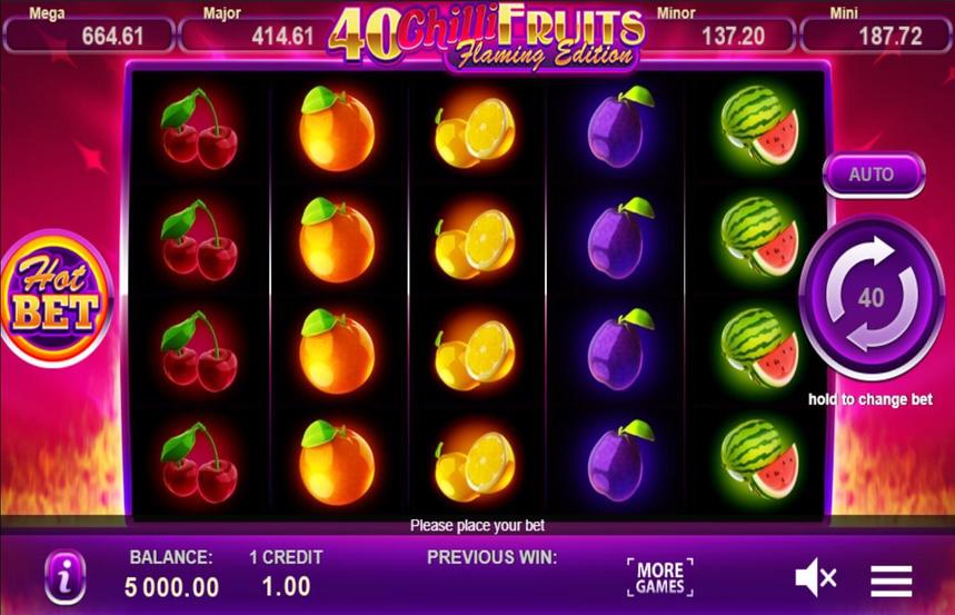 40 Chilli Fruits Flaming Edition