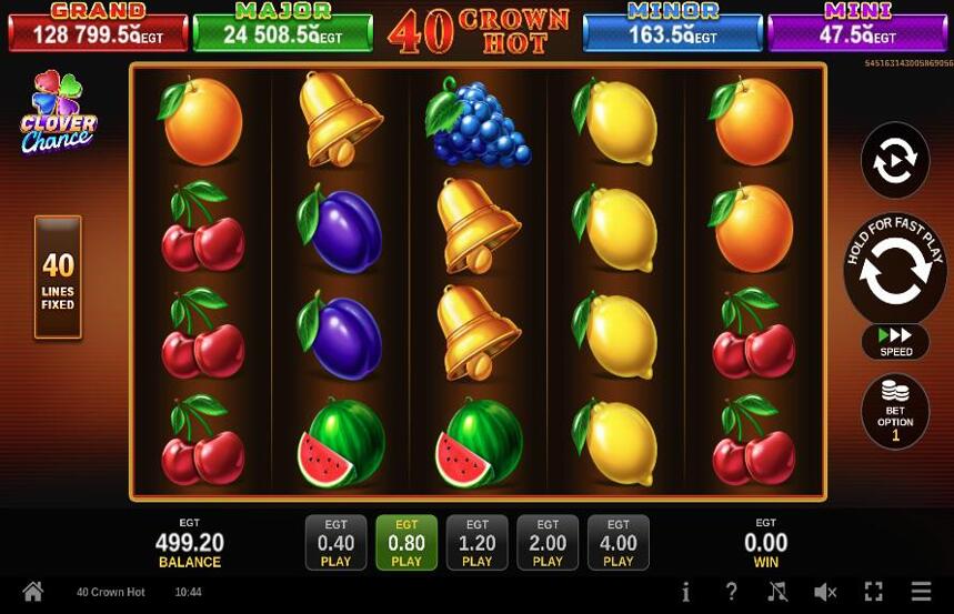 40 Crown Hot Clover Chance