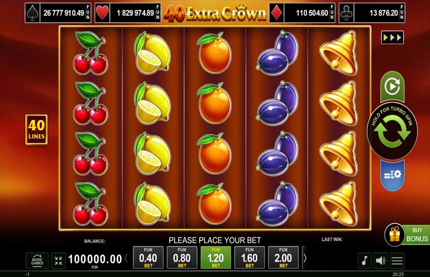 40 Extra Crown Buy Bonus