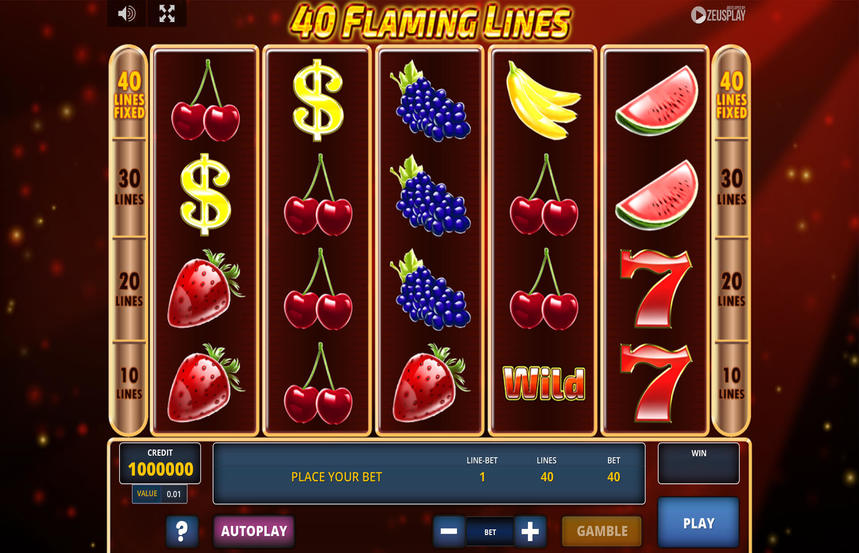 40 Flaming Lines
