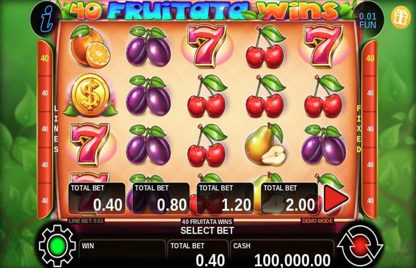 40 Fruitata Wins