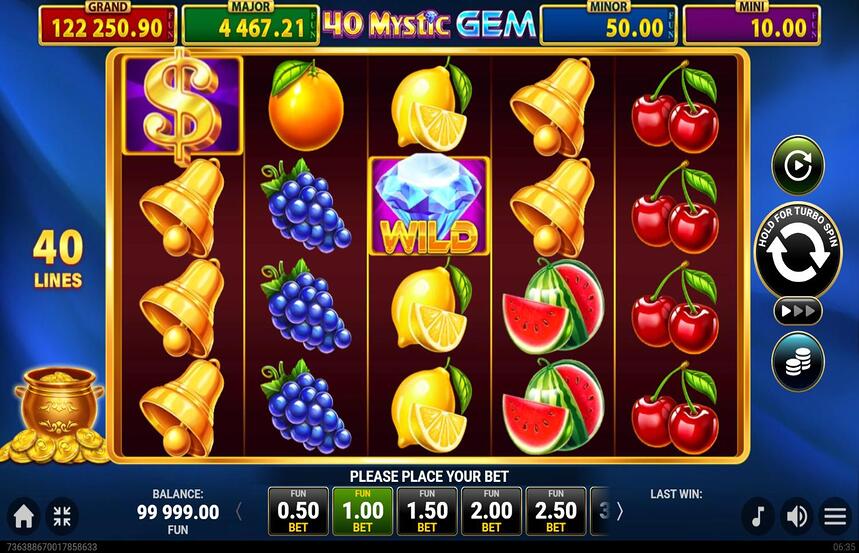 40 Mystic Gem Golden Coins Link