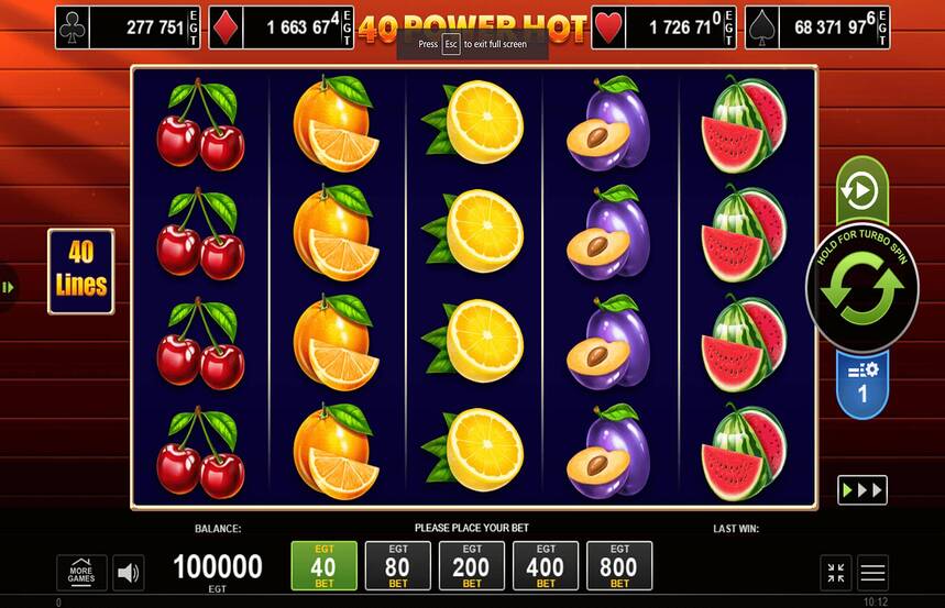 40 Power Hot