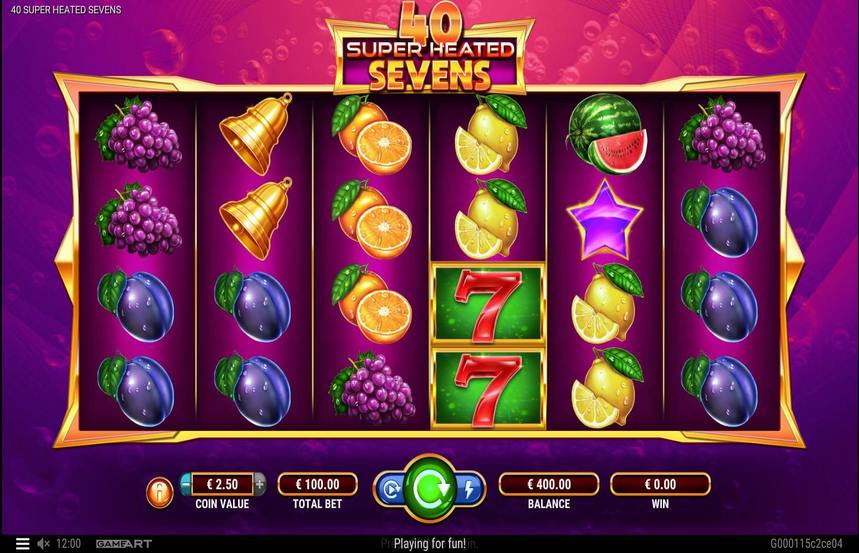 40 Super Heated Sevens