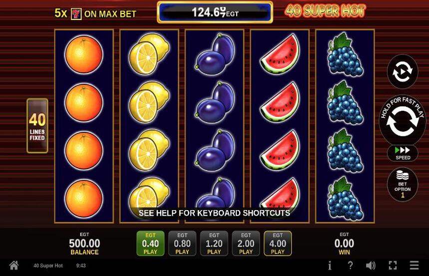 40 Super Hot Jackpot