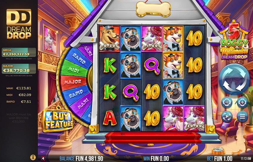 5 Doggy Millionaires Dream Drop
