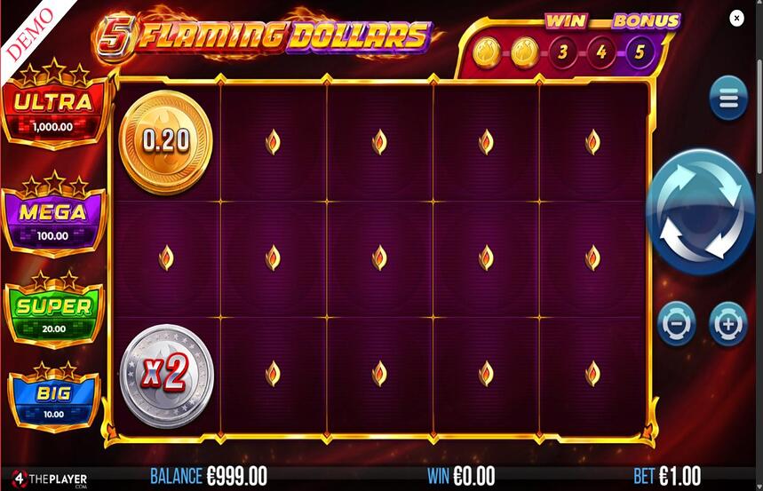 5 Flaming Dollars