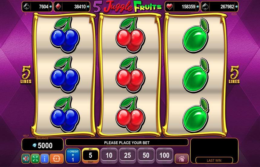 5 Juggle Fruits