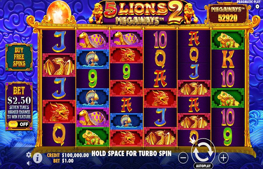 5 Lions Megaways 2