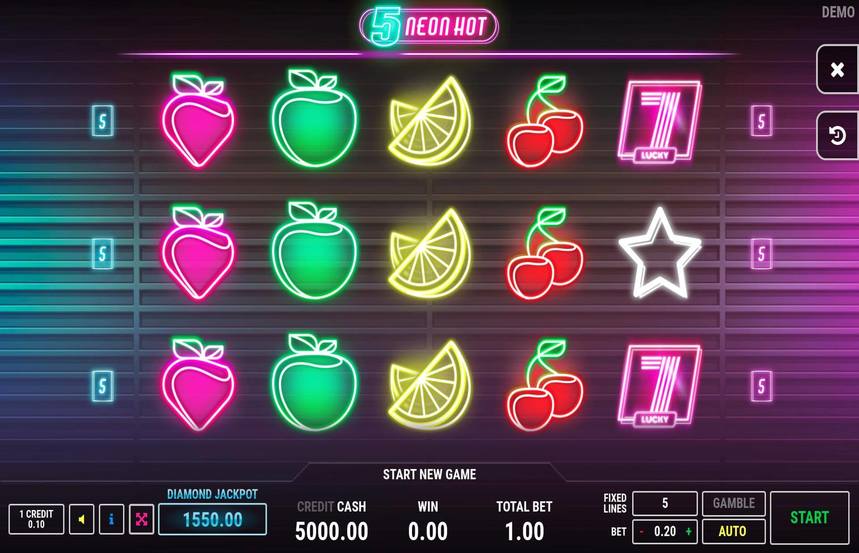 5 Neon Hot