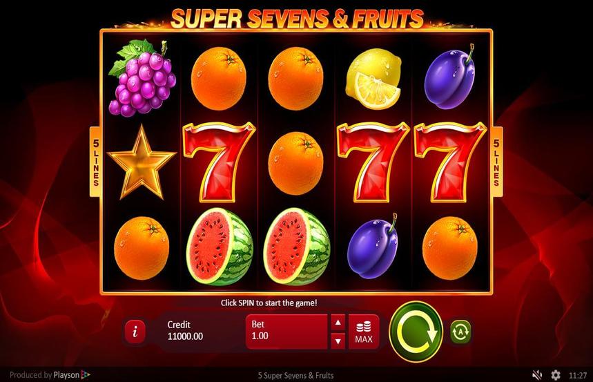 5 Super Sevens and Fruits