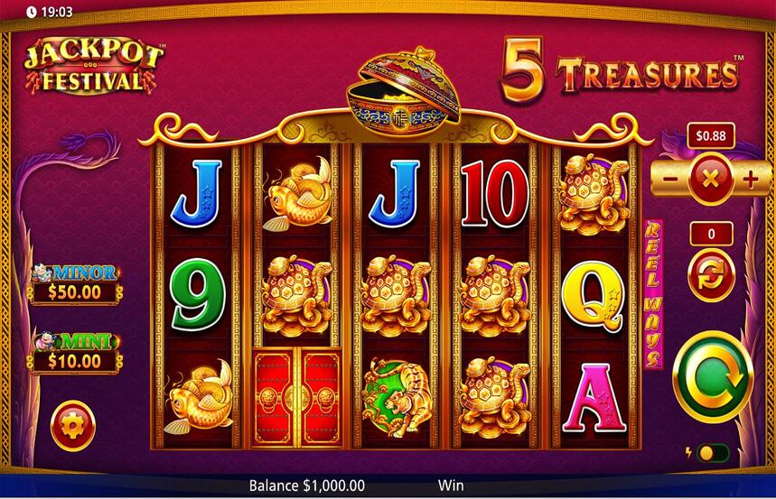 5 Treasures Jackpot Festival