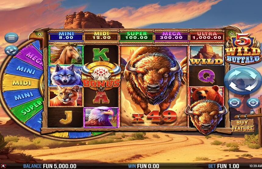 5 Wild Buffalo