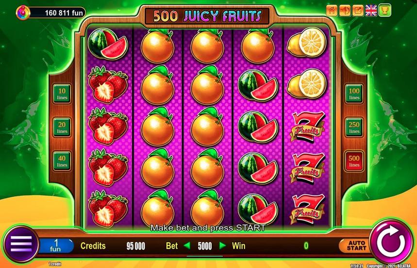 500 Juicy Fruits