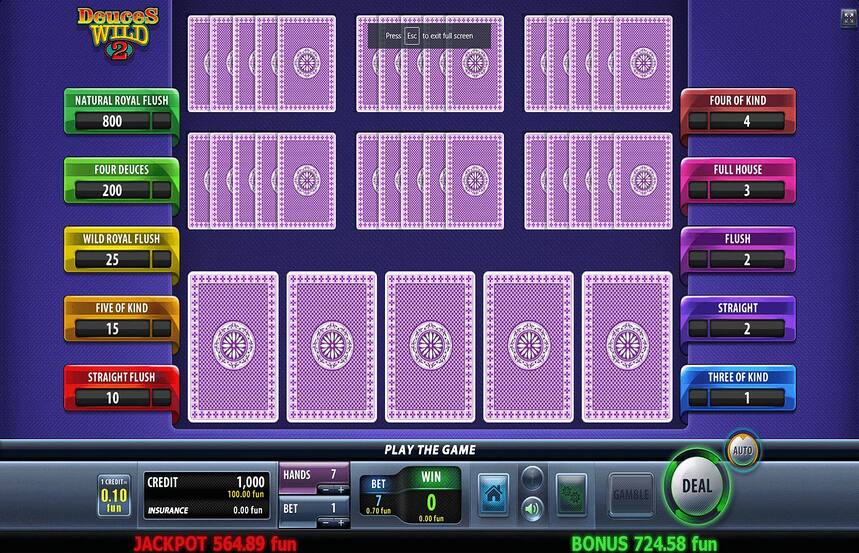 7 Play Poker Multi Hand