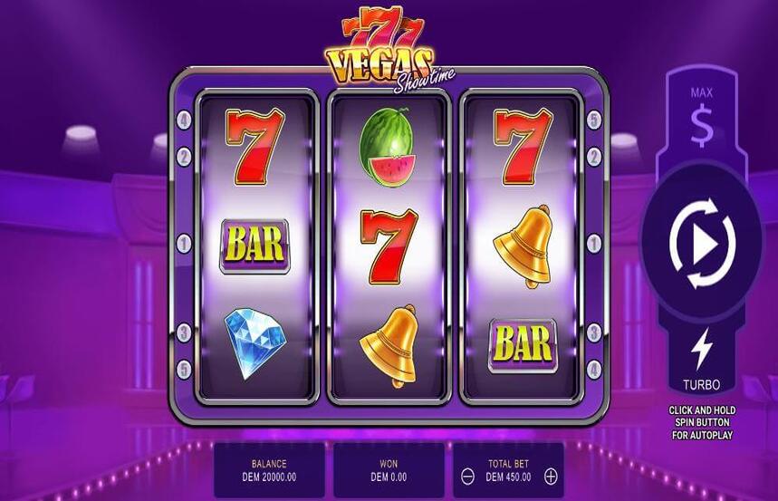 777 Vegas Showtime