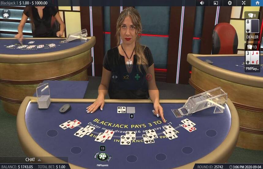 7Mojos Live Blackjack